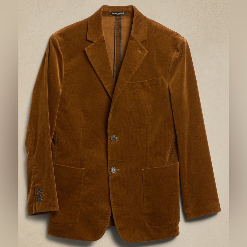 Banana Republic Tailored-Fit Corduroy Blazer (38R) NWT